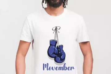 Movember T-shirt Gant de Boxe