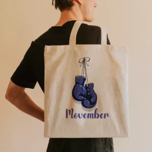 Movember Tote Bag Gant de Boxe